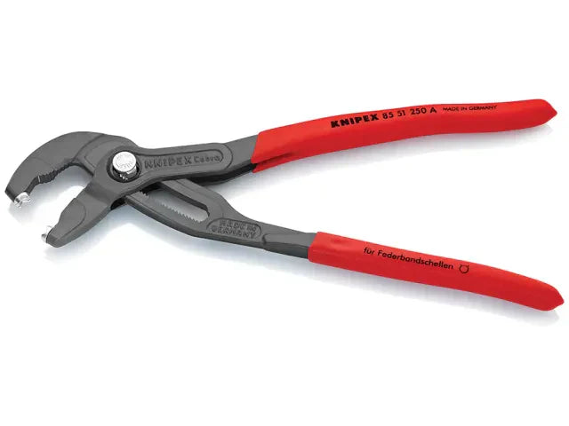 Knipex 250mm Spring Hose Clamp Pliers with Quick-Set Adjustment Tool