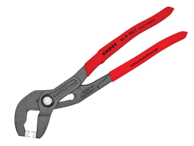 Knipex 85 51 250 C Spring Hose Clamp Pliers 250mm for Click Clamps