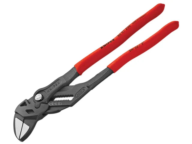 Knipex 86 Series Pliers Wrench 250mm PVC Grip Smooth Jaws Adjustable Tool