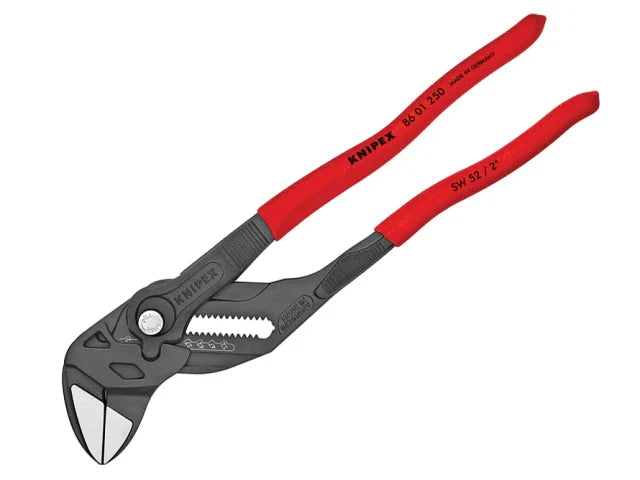 Knipex 86 Series Pliers Wrench 250mm PVC Grip Smooth Jaws Adjustable Tool