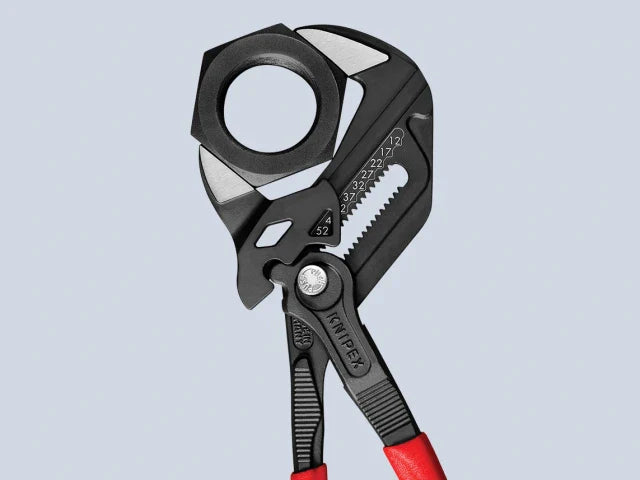 Knipex 86 Series Pliers Wrench 250mm PVC Grip Smooth Jaws Adjustable Tool
