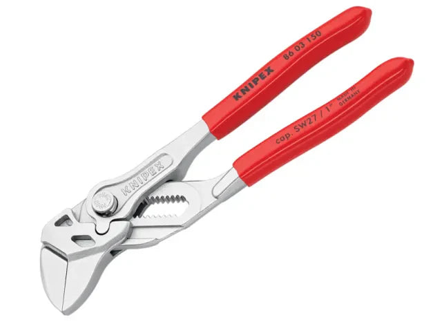 Knipex Mini Pliers Wrench 150mm PVC Grip Smooth Jaws for Precision Mechanics