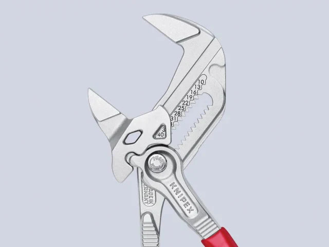 Knipex Pliers Wrench 180mm PVC Grip Adjustable Tool for Gripping and Bending