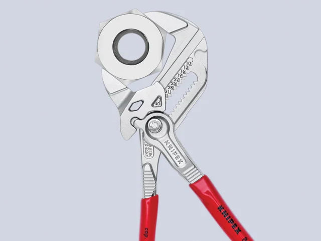 Knipex Pliers Wrench 180mm PVC Grip Adjustable Tool for Gripping and Bending