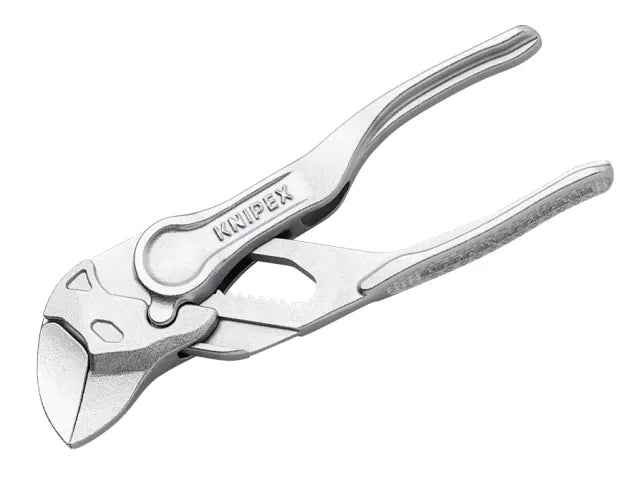 Knipex XS Pliers Wrench 100mm Compact Design Smooth Jaws - Precision Work