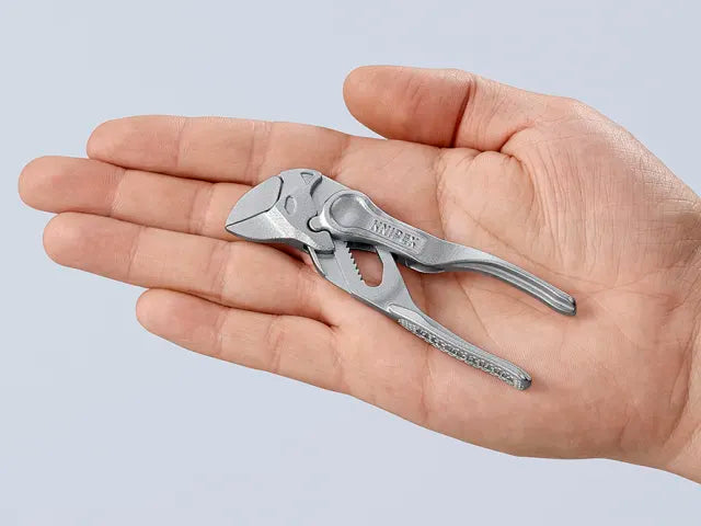 Knipex XS Pliers Wrench 100mm Compact Design Smooth Jaws - Precision Work