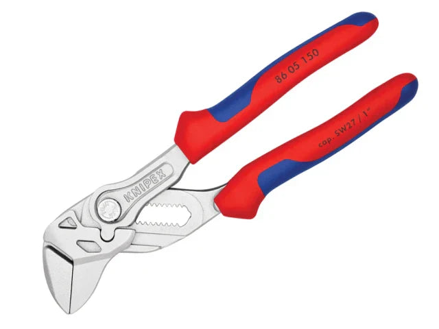 Knipex 86 05 Pliers Wrench 150mm Multi-Component Grip Adjustable 27mm