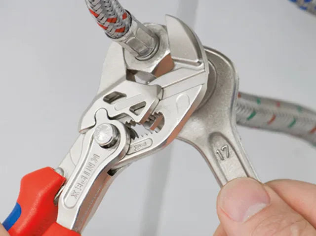 Knipex 86 05 Pliers Wrench 150mm Multi-Component Grip Adjustable 27mm