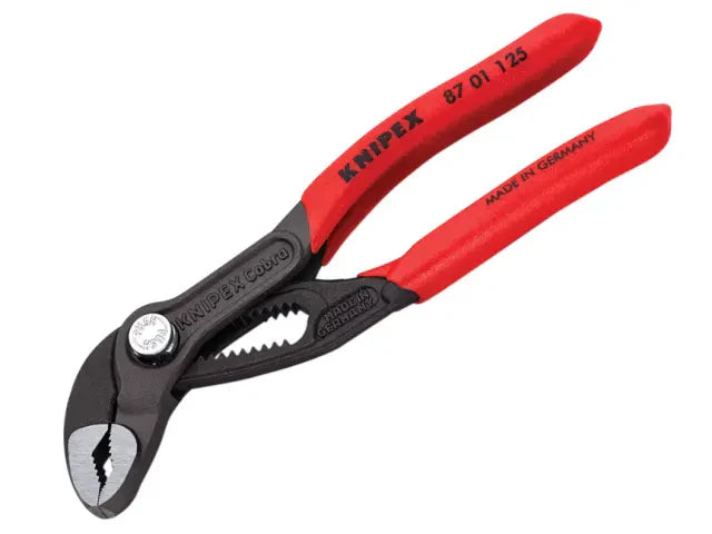 Knipex Cobra Mini Water Pump Pliers 125mm PVC Grip Adjustable Durable Tools