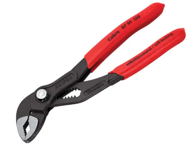 Knipex Cobra Water Pump Pliers 150mm PVC Grip Adjustable Self-Locking