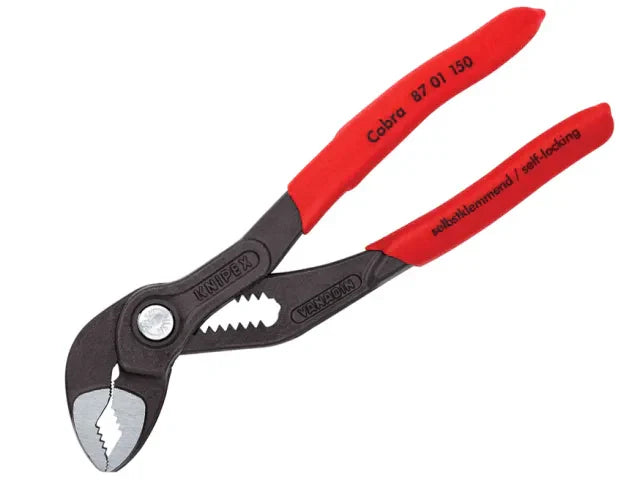 Knipex Cobra Water Pump Pliers 150mm PVC Grip Adjustable Self-Locking
