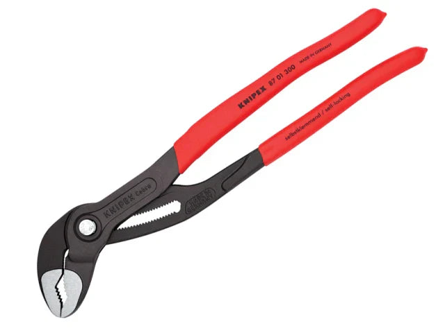 Knipex Cobra Water Pump Pliers 300mm PVC Grip Adjustable Self-Locking