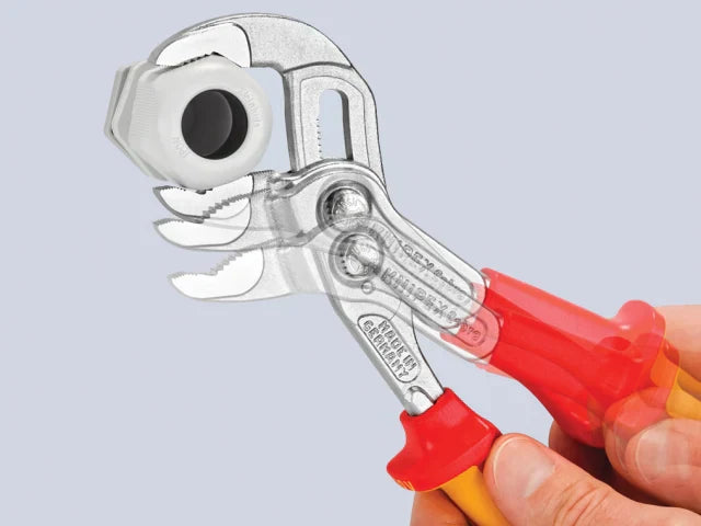 Knipex VDE Cobra Water Pump Pliers 250mm Insulated 1000V Multi-Component Grips