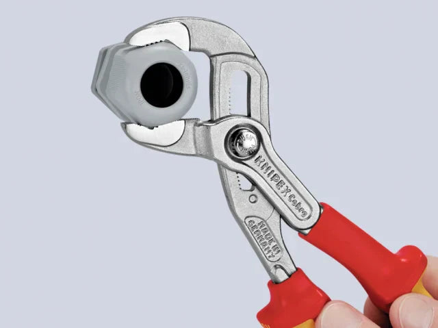Knipex VDE Cobra Water Pump Pliers 250mm Insulated 1000V Multi-Component Grips
