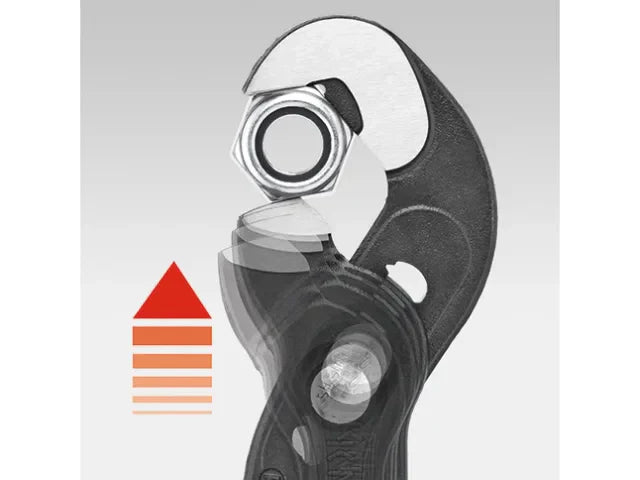 Knipex 250mm Multiple Slip Joint Spanner with PVC Grip for Professional Use