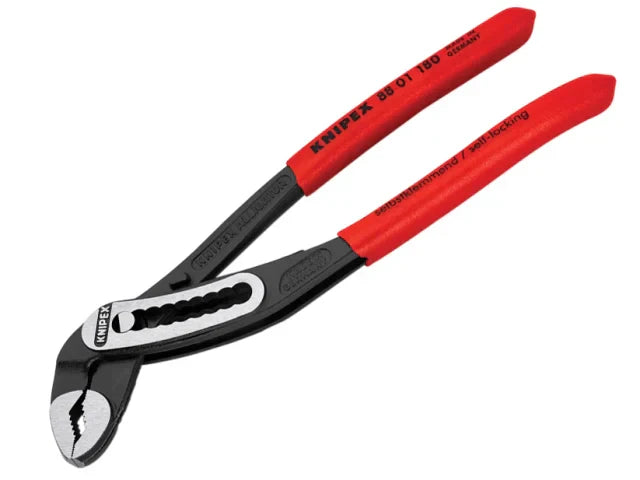 Knipex Alligator Water Pump Pliers 180mm PVC Grip 42mm Pipe Capacity