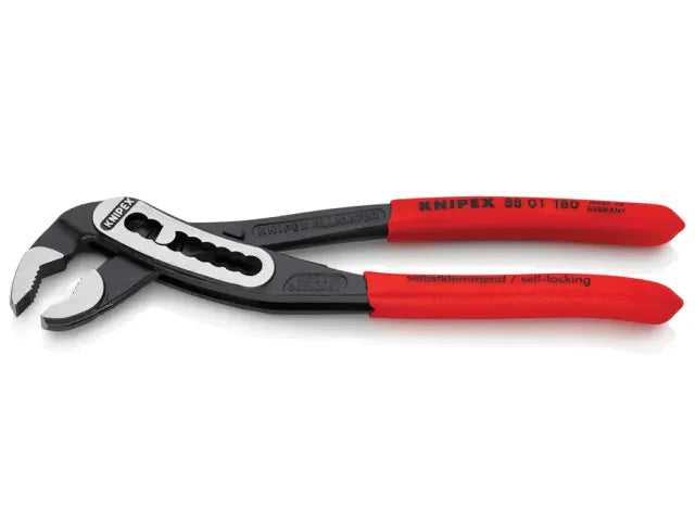 Knipex Alligator Water Pump Pliers 180mm PVC Grip 42mm Pipe Capacity