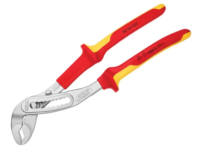 Knipex VDE Alligator Water Pump Pliers 250mm Insulated 1000V Chrome Vanadium