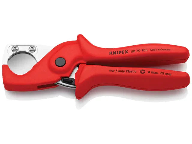 Knipex 90 20 Series Plastic Pipe Hose Cutter 25mm Durable Fibreglass Design