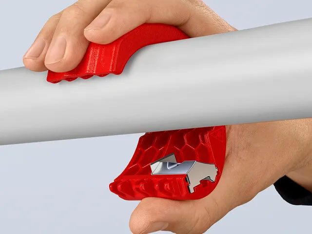 Knipex BiX Clever Pipe Cutter 72mm for HT Plastic Pipes and Sealing Sleeves