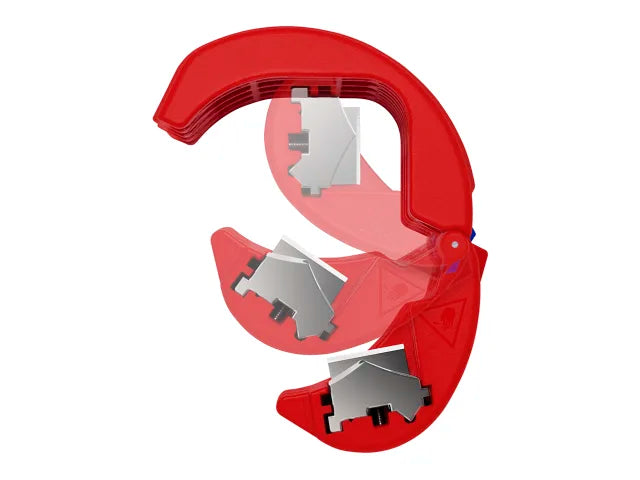 Knipex BiX Clever Pipe Cutter 72mm for HT Plastic Pipes and Sealing Sleeves