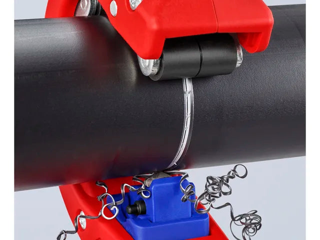 Knipex DP50 Plastic Pipe Cutter for 32-50mm Pipes with Replaceable Blade