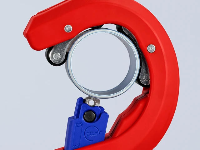 Knipex DP50 Plastic Pipe Cutter for 32-50mm Pipes with Replaceable Blade