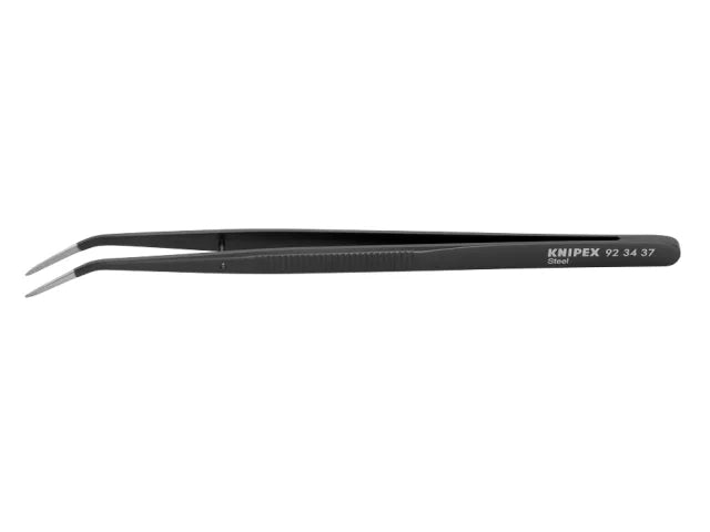 Knipex 155mm Universal Bent Nose Tweezers -Precision Tasks Electronics Jewellers
