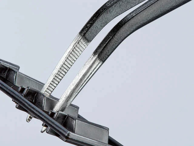 Knipex 155mm Universal Bent Nose Tweezers -Precision Tasks Electronics Jewellers