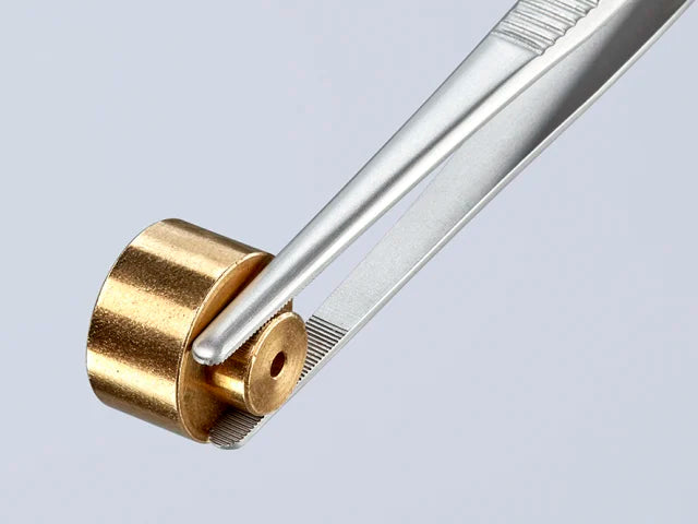 Knipex Stainless Steel Blunt Nose Tweezers 120mm Precision Tool Corrosion Resis.