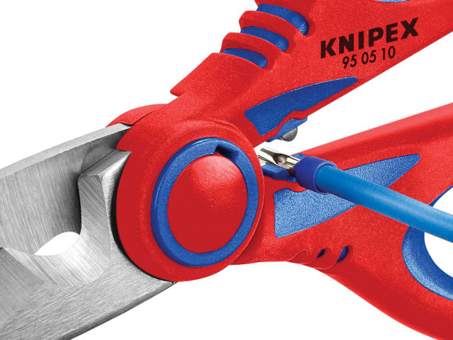 Knipex Electrician's Shears 160mm Stainless Steel Blades with Cable Cutter