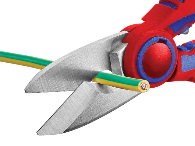 Knipex Electrician's Shears 160mm Stainless Steel Blades with Cable Cutter