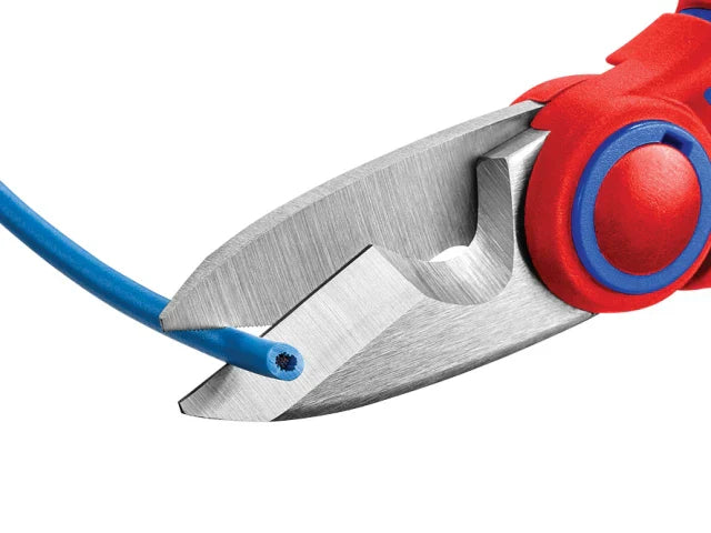 Knipex Electrician's Shears 160mm Stainless Steel Blades with Cable Cutter