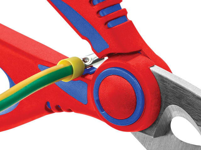 Knipex Electrician's Shears 160mm Stainless Steel Blades with Cable Cutter