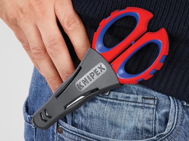 Knipex Electrician's Shears 160mm Stainless Steel Blades with Cable Cutter
