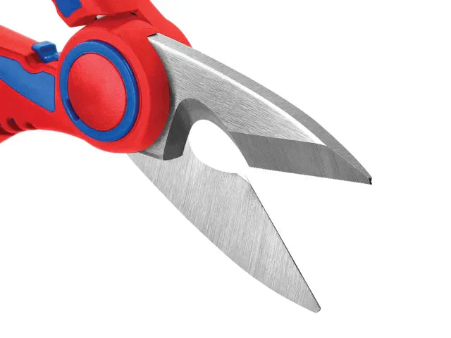 Knipex Electrician's Shears 160mm Stainless Steel Blades with Cable Cutter