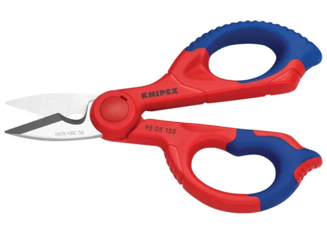 Knipex Electrician's Shears 155mm Stainless Steel Blades with Cable Cutter