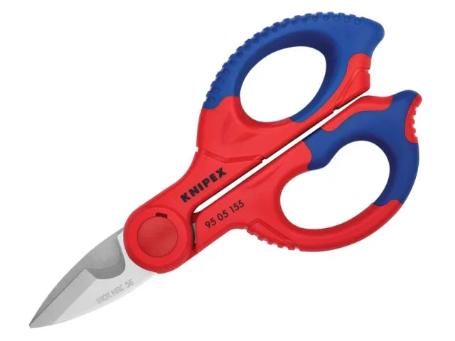 Knipex Electrician's Shears 155mm Stainless Steel Blades with Cable Cutter