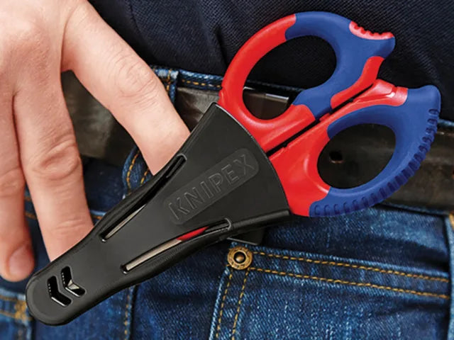 Knipex Electrician's Shears 155mm Stainless Steel Blades with Cable Cutter