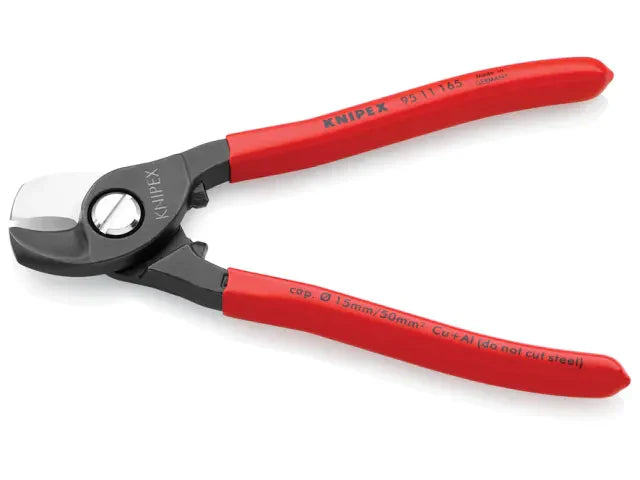 Knipex 95 Series Cable Shears 165mm PVC Grip Precision Cutting Tool