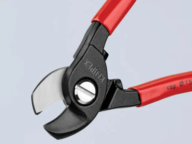 Knipex 95 Series Cable Shears 165mm PVC Grip Precision Cutting Tool