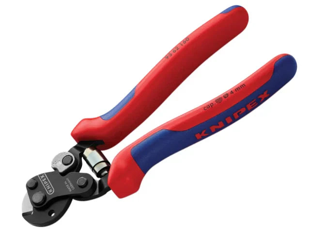 Knipex Wire Rope Cutters 160mm Multi-Component Grip Lightweight High Strength
