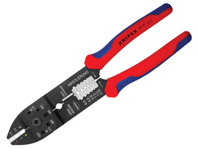 Knipex 97 21 Crimping Pliers for Insulated Terminals 0.5-2.5mmÂ² 230mm Length