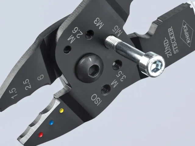 Knipex 97 21 Crimping Pliers for Insulated Terminals 0.5-2.5mmÂ² 230mm Length