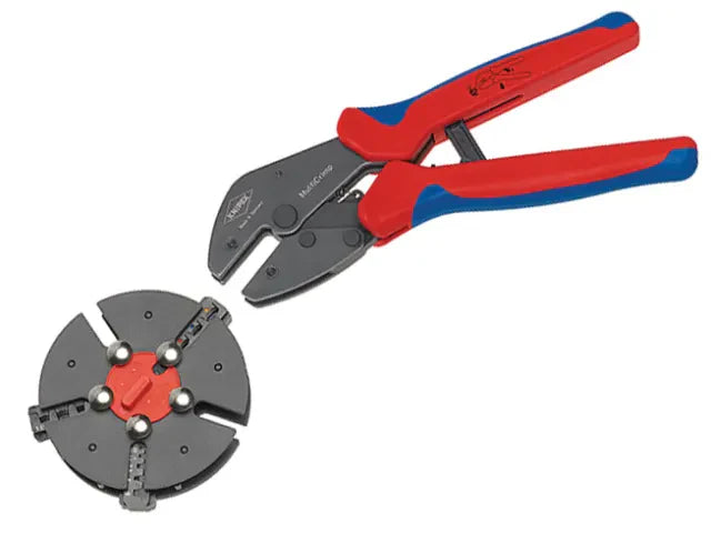 Knipex Multicrimp Pliers Set with 3 Quick Change Cartridges for Crimping
