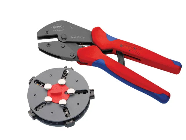 Knipex Multicrimp Pliers Set with 5 Quick Change Cartridges for Crimping