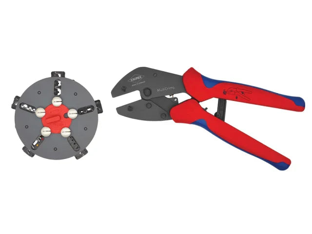 Knipex Multicrimp Pliers Set with 5 Quick Change Cartridges for Crimping