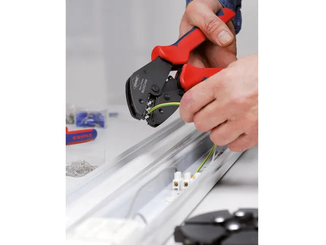 Knipex Multicrimp Pliers Set with 5 Quick Change Cartridges for Crimping