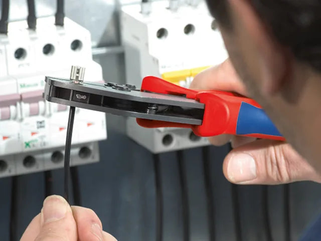 Knipex Multicrimp Pliers Set with 5 Quick Change Cartridges for Crimping
