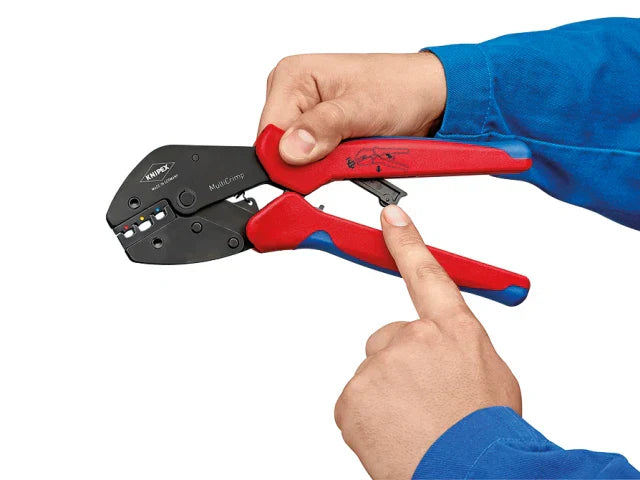 Knipex Multicrimp Pliers Set with 5 Quick Change Cartridges for Crimping